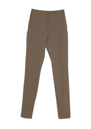 THELATEST zip-detail trousers - Neutrals