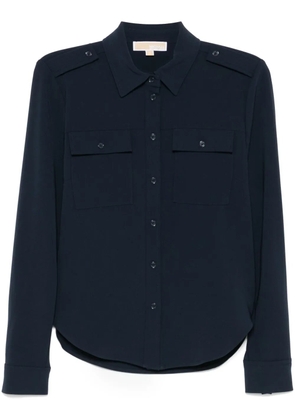 Michael Michael Kors crepe shirt - Blue