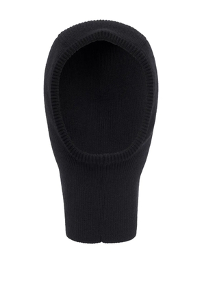 Marine Serre wool balaclava - Black