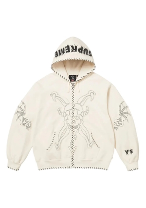 Supreme x Y's by Yohji Yamamoto® zip-up hoodie - White