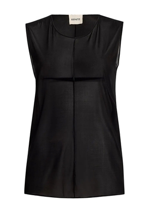 KHAITE Allo sleeveless top - Black