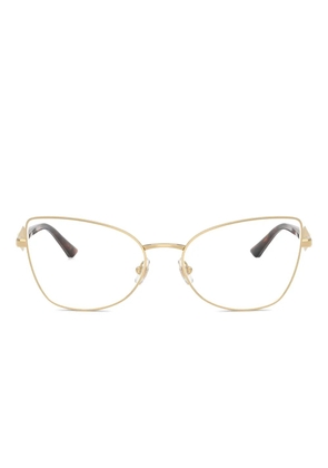 Jimmy Choo Eyewear cat-eye frame clear-lenses glasses - Gold