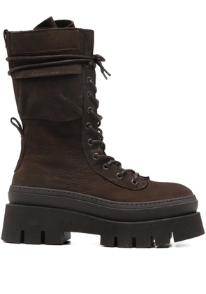Copenhagen lace-up boots - Brown