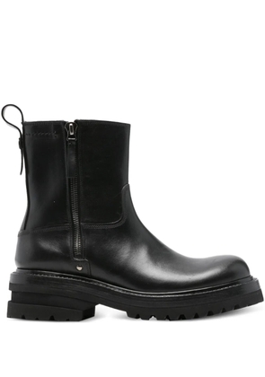 Premiata leather ankle boots - Black