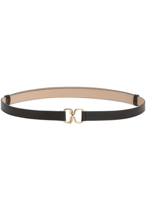 Fabiana Filippi leather crossover belt - Black