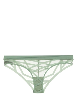 Marlies Dekkers The Illusionist mesh briefs - Green