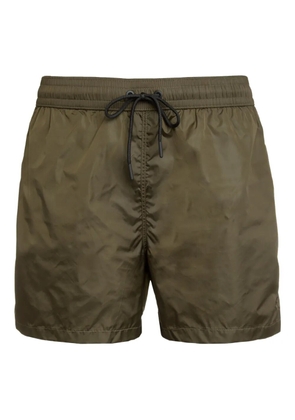THE (Alphabet) drawstring swim shorts - Green