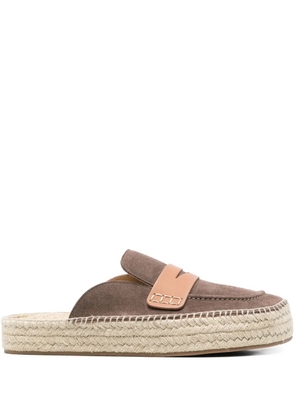 JW Anderson suede espadrilles - Brown