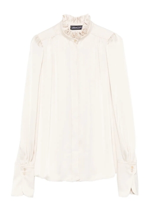 DRHOPE ruffled shirt - Neutrals