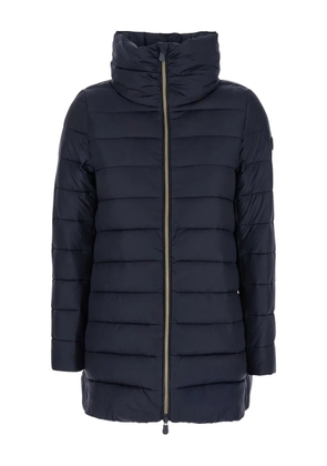 Save The Duck Lydia high-neck quilted coat - Blue