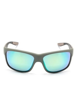 Maui Jim rectangle-frame mirrored sunglasses - Grey