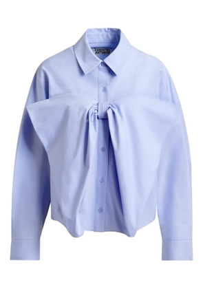 Essentiel Antwerp bow-detail shirt - Blue