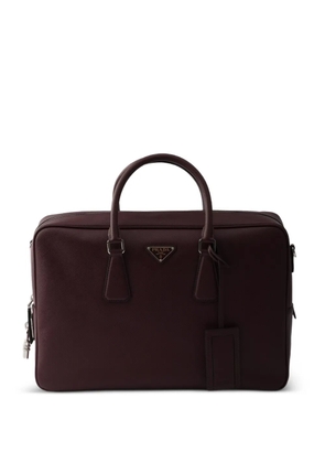 Prada Saffiano leather laptop bag - Red