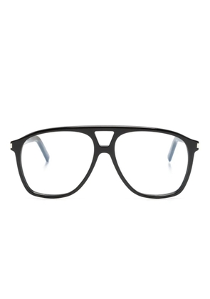 Saint Laurent Eyewear SL 596 Dune Opt pilot-frame glasses - Black