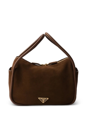 Prada Darling suede tote bag - Brown