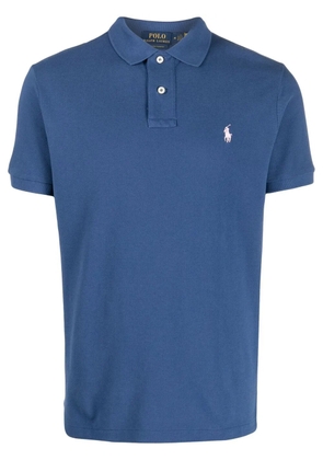 Polo Ralph Lauren logo-embroidered short-sleeved polo shirt - Blue