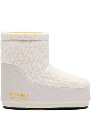Moon Boot x Guest In Residence knit no-lace boots - White