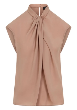 Giorgio Armani gathered blouse - Pink