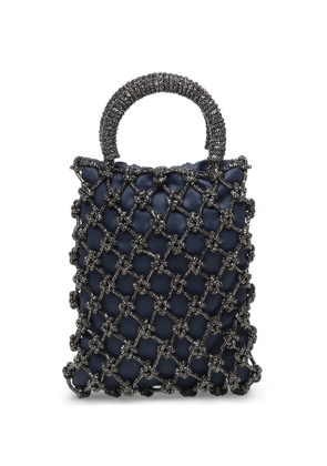 Rosantica crystal-embellished tote bag - Blue