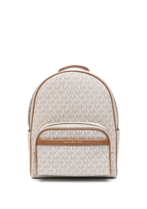 Michael Michael Kors medium jacquard backpack - Neutrals