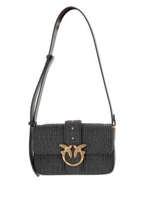 PINKO Love One foldover shoulder bag - Black