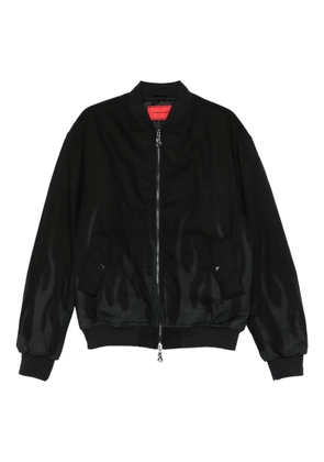 Vision Of Super zip-up bomber jacket - Black