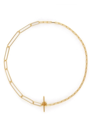 Otiumberg Paperclip two-chain necklace - Gold