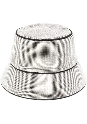 Kara embroidered bucket hat - Silver