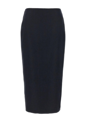 Blazé Milano Sussex Longuette zip midi skirt - Blue