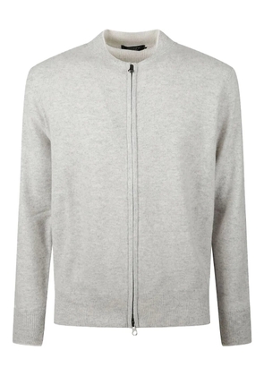 Aragona zip-up cashmere cardigan - Grey