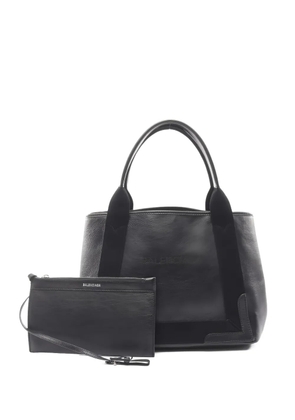 Balenciaga Pre-Owned small Cabas leather tote bag - Black