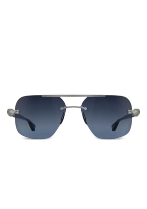 pugnale Eyes geometric sunglasses - Blue