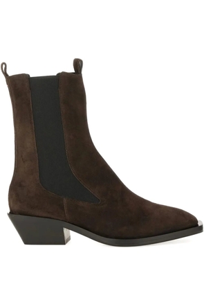 Aeyde suede Chelsea boots - Brown