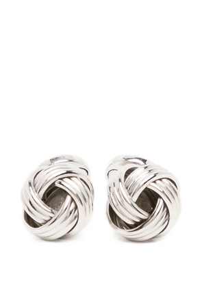 Giorgio Armani knot-detail cufflinks - Silver