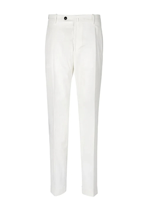 Berwich pleated front trousers - White