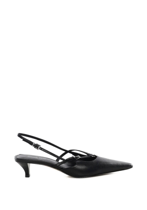 Michael Michael Kors Selina slingback leather pumps - Black