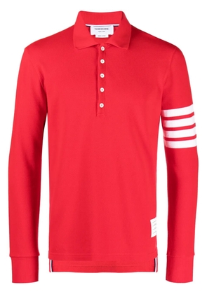 Thom Browne 4-Bar Stripe 2003-print polo shirt - Red