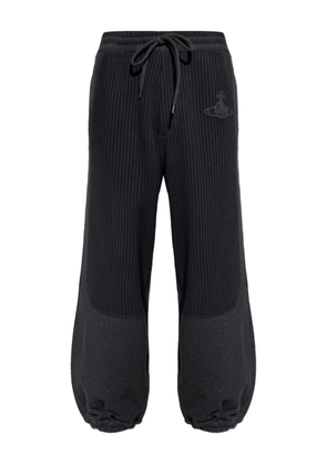 Vivienne Westwood ribbed-panelled trousers - Grey