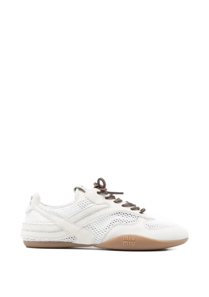 Miu Miu panelled sneakers - White