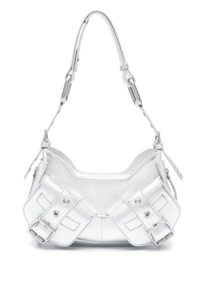 BIASIA Y2K leather shoulder bag - Silver