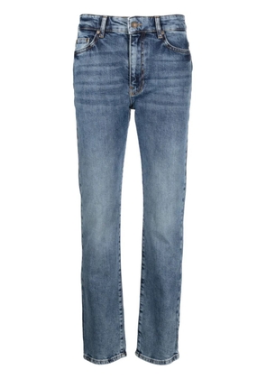 Chiara Ferragni high-rise slim-cut cotton jeans - Blue