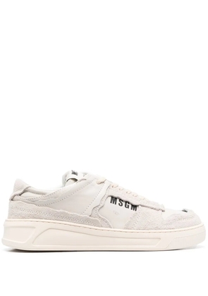 MSGM logo-print sneakers - Neutrals