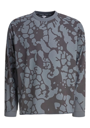 Goldwin abstract-print raglan-sleeve T-shirt - Grey