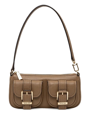 Michael Michael Kors small Zoe double-buckle shoulder bag - Brown