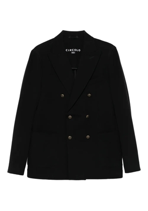Circolo 1901 double-breasted buttoned jacket - Black