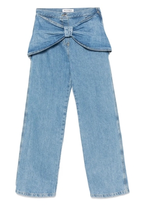 MACH & MACH bow-detailed jeans - Blue