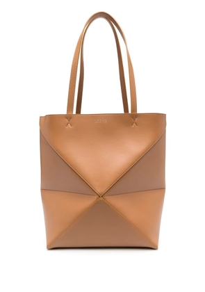 LOEWE medium Puzzle Fold tote bag - Brown