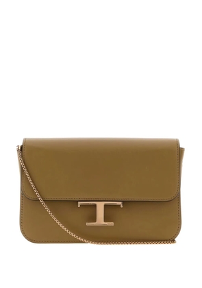 Tod's T logo chain shoulder bag - Green