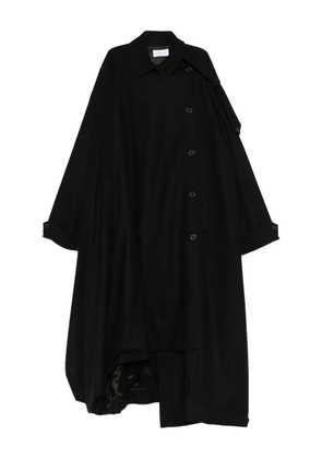 THE NINA STUDIO asymmetric coat - Black