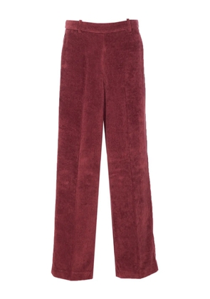Circolo 1901 corduroy straight-leg trousers - Red